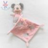 Doudou Minnie rose gris mouchoir rose moutons 123 dos étoiles DISNEY