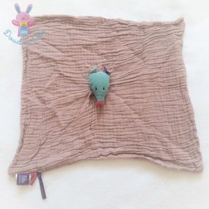 Doudou plat Souris lange mauve Les jolis pas beaux MOULIN ROTY