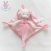 Doudou plat Lapin danseuse rose blanc tulle TEX BABY