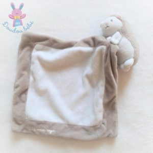 Doudou Hérisson mouchoir beige blanc mon premier SERGENT MAJOR