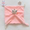 Doudou plat Licorne rose et blanc tout doux NANJING