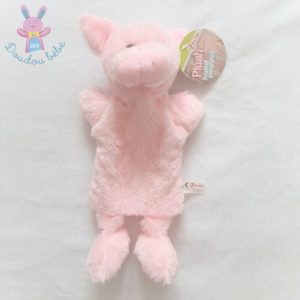 Doudou marionnette Cochon rose pâle TOI TOYS ACTION