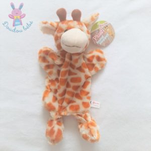 Doudou marionnette Girafe beige tâches marron TOI TOYS ACTION