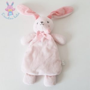 Doudou Lapin rose pâle avec nœud ESPA INTERCOMMERCE