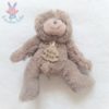 Doudou Ours calin marron taupe 25 cm HO2338 HISTOIRE D'OURS