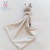 Doudou Vache gris blanc marron avec mouchoir OBAIBI