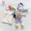 Petit Ane Choupi Doudou gris bleu mouchoir DOUDOU ET COMPAGNIE