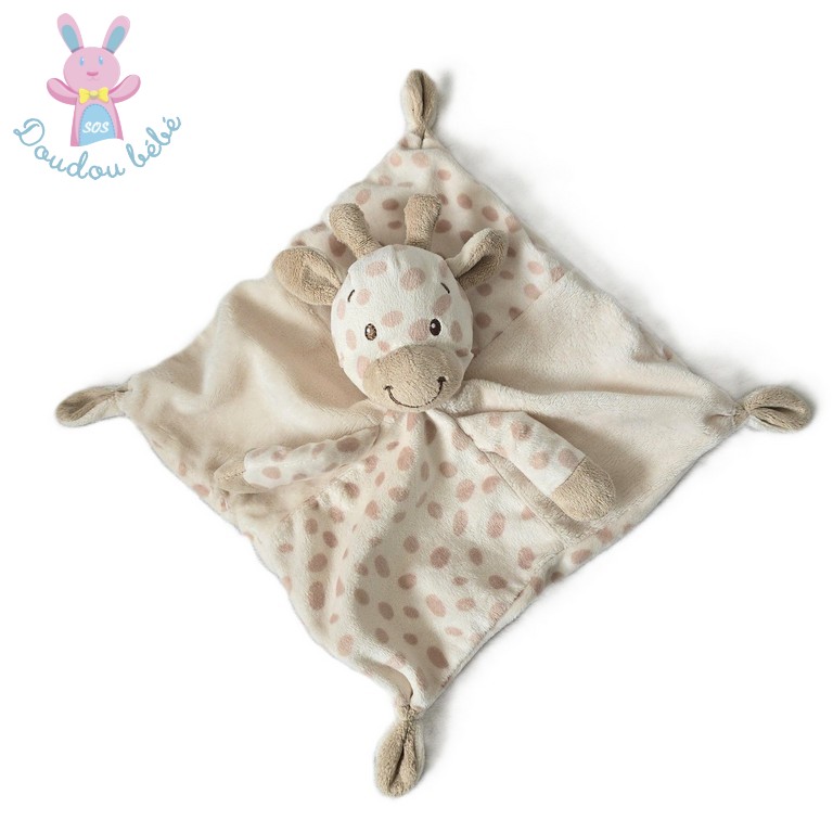Doudou plat Girafe beige PAT & RIPATON