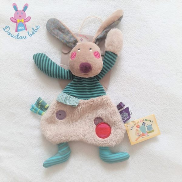 Doudou plat Chien Les jolis pas beaux MOULIN ROTY