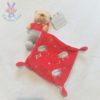 Doudou Winnie mouchoir gris blanc rouge 123 moutons étoiles DISNEY