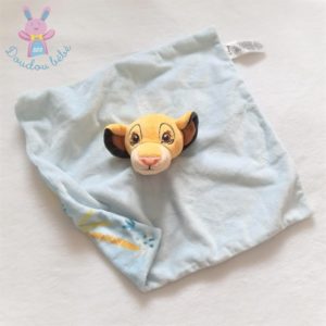 Doudou plat Simba roi Lion bleu jaune motifs DISNEY by PRIMARK