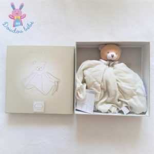 Doudou Ours plat Créateurs de rêves beige DOUDOU ET COMPAGNIE