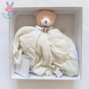 Doudou Ours plat Créateurs de rêves beige DOUDOU ET COMPAGNIE