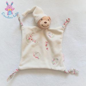 Joli doudou plat Lapin à grandes oreilles en lange avec étiquette, petit  nœud et broderie personnalisée du prénom de bébé fille ou garçon -   Canada