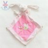 Doudou plat Lapin rose blanc hibou renard TEX BABY