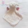 Mon doudou doux Mouton plat blanc rayé rouge SERGENT MAJOR