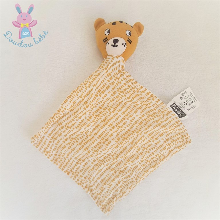 Doudou Plat Tigre Lange Orange