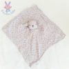 Doudou plat Lapin Mouton lange gris noir étoiles BOUT'CHOU MONOPRIX