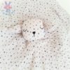 Doudou plat Mouton lange gris noir étoiles BOUT'CHOU MONOPRIX