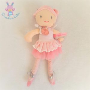Doudou Poupée tutu Ma danseuse rose tulle DOUDOU ET COMPAGNIE