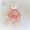 Doudou Souris Myrtille et Capucine range pyjama rose 60 cm MOULIN ROTY