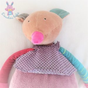 Doudou Peluche Souris activités Les jolis pas beaux MOULIN ROTY