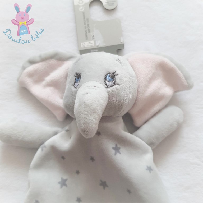 Doudou Disney Elephant Gris Plat - Dumbo