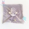 Doudou plat Hippopotame gris OBAIBI