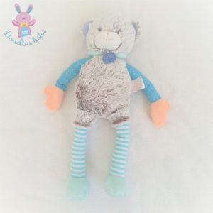 Ours les Choupidoux gris bleu longues jambes DOUDOU ET COMPAGNIE