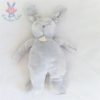 Lapin Perle gris "J'aime mon doudou" 35 cm DOUDOU ET COMPAGNIE