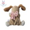 Doudou marionnette Chien Belle Lady beige blanc marron DISNEY