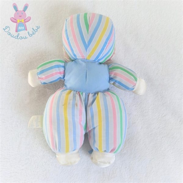 Doudou Poupée rayé bleu Vintage BOULGOM