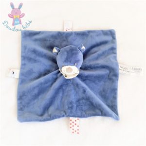 Doudou plat Ours bleu foncé “Mes petits amis du cirque” BOUT’CHOU