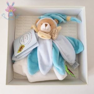 Doudou lion bleu Artik Cool DC3372 Doudou et compagnie