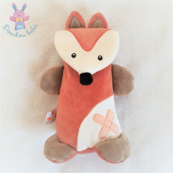 Doudou Renard Buddiezzz peluche d'activités orange NATTOU DOUKIDOU