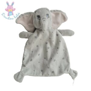 Doudou plat éléphant Dumbo gris étoiles DISNEY PRIMARK