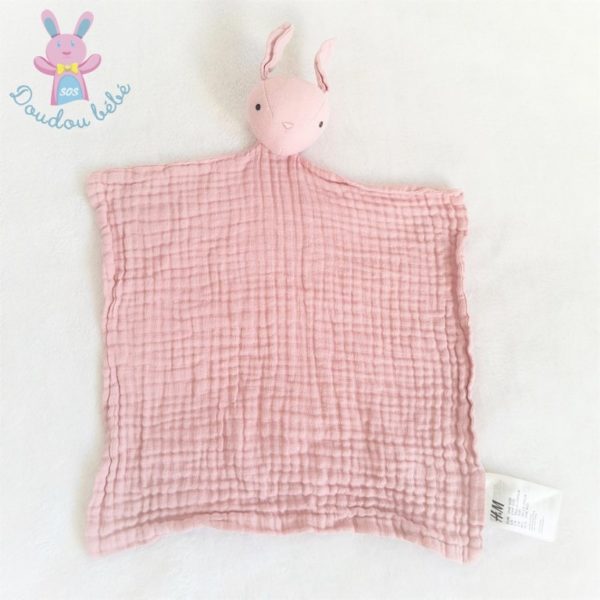 Doudou plat Lapin lange rose H&M