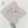 Doudou plat Lapin Mouton lange gris noir BOUT'CHOU MONOPRIX
