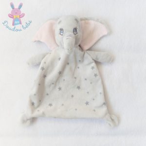 Doudou plat éléphant Dumbo gris étoiles DISNEY PRIMARK