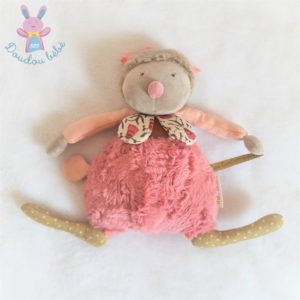 Peluche bébé garçon - MOULIN ROTY - Doudou chien et tam tam Hochet