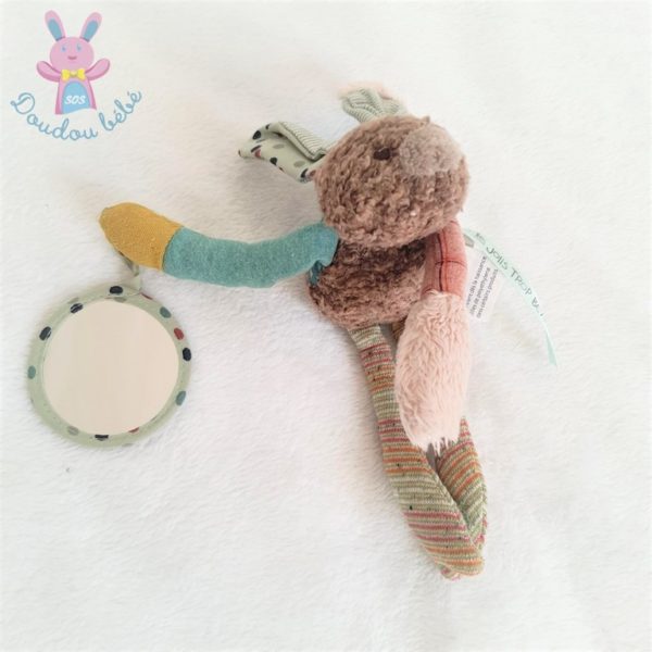 Petit doudou Lapin d'activités Le jolis trop beaux MOULIN ROTY