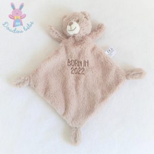 Doudou plat Ours beige crème “Born in 2022” NICOTOY C&A