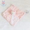 Doudou plat Hibou Chouette rose blanc fleurs SERGENT MAJOR