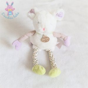 Souris Les Choupidoux longues jambes blanc DOUDOU ET COMPAGNIE