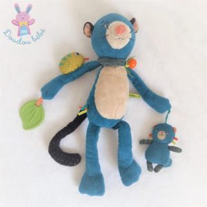 Doudou Zimba la Panthère d’activités Dans la jungle MOULIN ROTY