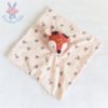 Doudou plat Biche Faon beige marron fleurs SIMBA KIABI