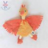 Doudou Canard semi-plat orange jaune JELLYCAT