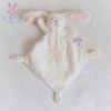 Doudou plat Lapin blanc rose "Born in 2021" NICOTOY SIMBA C&A