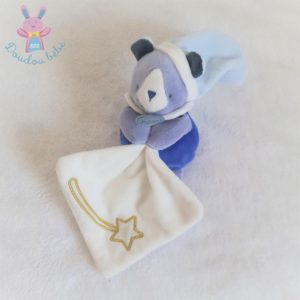 Doudou Ours Les Comètes bleu étoiles luminescent BABY NAT