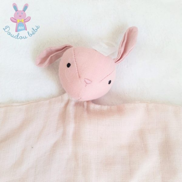 Doudou plat Lapin lange rose H&M